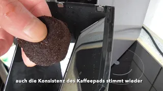 Saeco Intelia Kaffeevollautomat Kaffee tröpfelt nur noch aus dem Aulauf DIY beheben des Problems