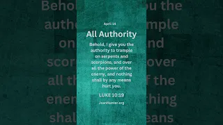 Daily Declarations: All Authority