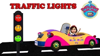 Traffic Lights Song with Lyrics - Nursery Rhymes for Children, Kids, Preschoolers | Mum Mum TV