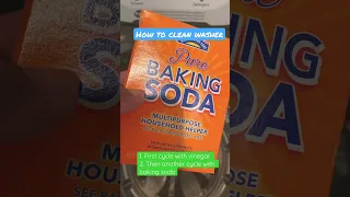 How to clean washer with vinegar and baking soda monthly cleaning home appliances