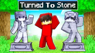 My Friends were TURNED TO STONE in Minecraft!