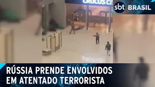 Rússia prende 11 terroristas envolvidos no ataque em Moscou | SBT Brasil (23/03/2024)