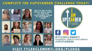 Tyler Clementi Foundation #Upstander Challenge 2020