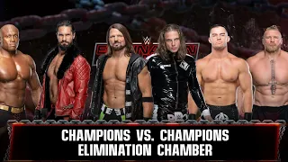 MENS ELIMINATION CHAMBER MATCH FOR THE UNDISPUTED WWE CHAMPIONSHIP (WWE2K22)