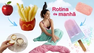 DIYs & DICAS P/ ROTINA DA MANHÃ: batata maçã, picolé sabão, exercícios físicos, cabelo cacheado e +