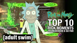 Rick And Morty | Top 10 Rick Moments From Season 6 So Far | Adult Swim UK 🇬🇧