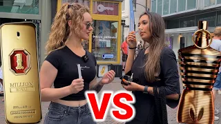 Women React to Jean Paul Gaultier Le Male Elixir vs 1 Million Royal 💥  Fragrance Street Reaction