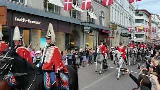 Prince Frederik of Denmark 50th Birthday parade