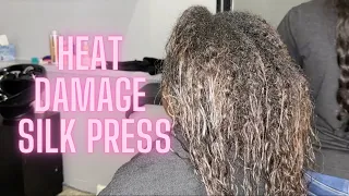 Severely Heat Damaged Hair Gets a Makeover!!