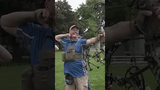 PJ Takes on the Steel Target Challenge! #shorts #archery #funny