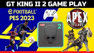 GT King 2 ii Beelink - eFootball PES 2023 e Apex Legends - Game Play   Amlogic A311D2 8 RAM LPDDR4