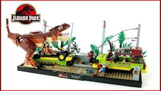 LEGO Jurassic 76956 T. rex Breakout Speed Build for Collectors - Brick Builder