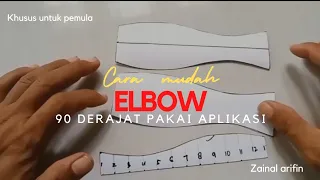 PRAKTEK BUAT ELBOW  TANPA RUMUS ( PAKAI APLIKASI )