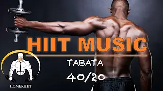 Workout Music With Timer  - 40/20 ⚡️ELECTRO VOL.1 ⚡️ - TABATA SONGS