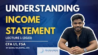 Understanding Income statement | Financial Statement Analysis | CFA L1 | Hindi |  Lecture 1 (2023)