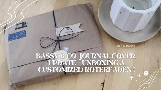 Thoughts on my Bassy & Co. Cover + Unboxing a Customized Roterfaden!