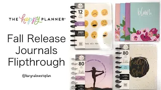 The Happy Planner® Fall Release Journals Flipthrough