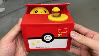 Pokemon Pikachu Piggy Bank - Weird Japanese Coin Banks