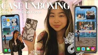 casetify UNBOXING + iphone CUSTOMISATION | gabrielle teo