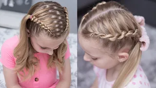 2 PEINADOS FACILES PARA NIÑAS CON TRENZAS - PEINADOS PARA LA ESCUELA - PEINADOS FACILES