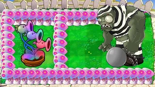 Hypno Threepeater vs 999 Giga Gargantuar vs Dr.Zomboss - PvZ Hack