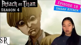 Yelena Has Gone PSYCHO...!!! | Attack on Titan Reaction | Season 4, Episode 18: "Sneak Attack"