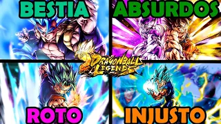 10 PERSONAJES QUE ROMPIERON DRAGON BALL LEGENDS