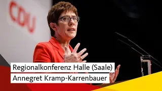 Regionalkonferenz Halle (Saale): Rede von Annegret Kramp-Karrenbauer