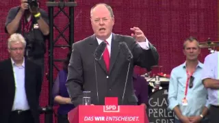 Rede von Peer Steinbrück auf dem Deutschlandfest der SPD