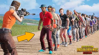 ЧЕРЕЗ СКОЛЬКО ИГРОКОВ ПРОЛЕТИТ ПУЛЯ?! - PUBG и PUBG Mobile!