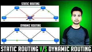 Difference between Static and Dynamic Routing | CCNA 2018