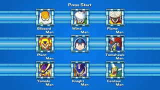 Mega Man 6 — Stage Select (Cover, Extended)