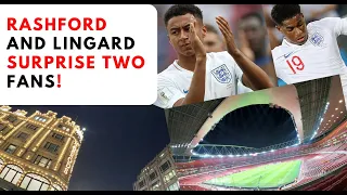 Marcus Rashford and Jesse Lingard surprise two fans - LONDON VLOG (OFF WHITE, BAPE, FENDI)