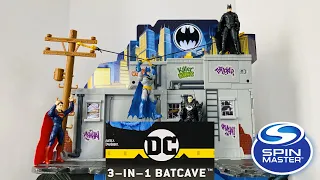 BATCAVE Playset 3 in 1 by SPIN MASTER Unboxing and Review