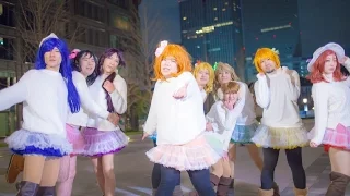 【ボカライブ！】『Snow halation』聖地で踊ってみた【ＰＶ風】