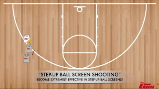 Shoot The Wright Way - Step-Up Ball Screen Shooting Drill on The Gun basketball shooting machine