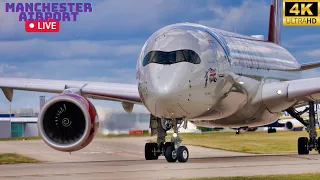 🔴LIVE WET planespotting from Manchester Airport for EARLY BIRDS 🔴 #live #manchesterairport #planes