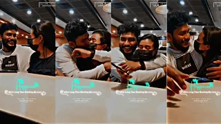 Unexpected meet❣kadhale kadhale bgm❣96❣whatsapp status fullscreen❣trending❣couple❣long distance love