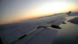 Взлет в аэропорту Анталия самолет Boeing 747-400  AYT Antalya Havalimanı takeoff