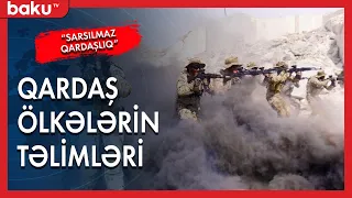Təlimi Azərbaycan və Türkiyə generalları birgə izləyiblər - Baku TV