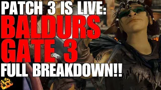 BALDURS GATE 3 PATCH 3 IS NOW LIVE!! INSPIRATION, FREEDOM & PACIFISM! BRINGING YOU SWEN IN-4K!