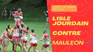 Rugby/ Quart de Finale L'isle Jourdain vs Mauleon