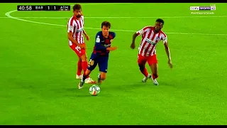 Riqui Puig Was Wonderful vs Atletico Madrid (Tackles,Skills) 30-06-2020