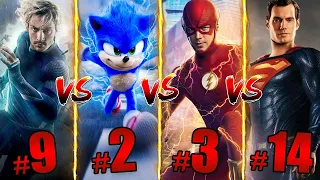 Who's the Fastest Live-Action Speedster? | Ranking Every Speedster From Slowest to Fastest!