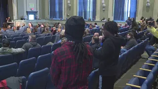 Guests escorted out of town hall for KCPD Chief finalists