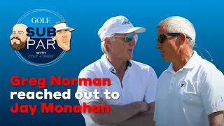 Greg Norman on his attempts to connect with PGA Tour Commissioner Jay Monahan | Subpar Clips