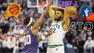 Minnesota Timberwolves Vs Phoenix Suns 4to - GAME 3 (Play-Off)