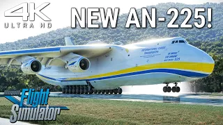 Flight Simulator 2023 | NEW AN-225 | 4K INSANE REALISM| Small Airport Landing