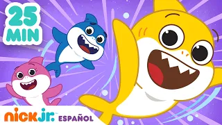 Baby Shark | ¡30 minutos de las MEJORES canciones de Baby Shark! | Nick Jr. en Español