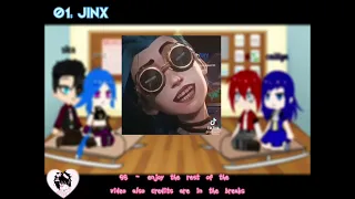 Arcane react to jinx! (1/1)